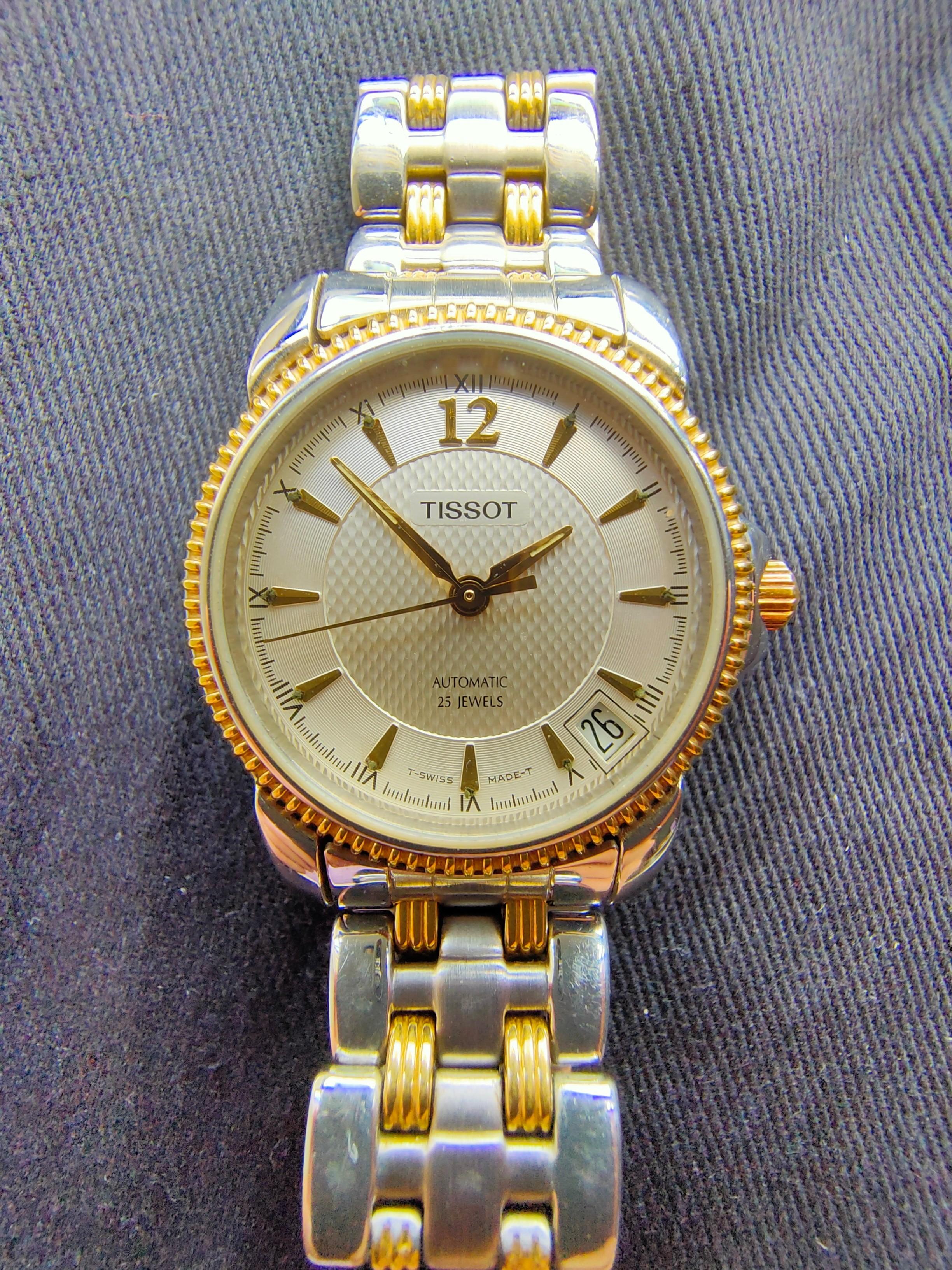 Tissot Gray Stainless Steel Dress Watch