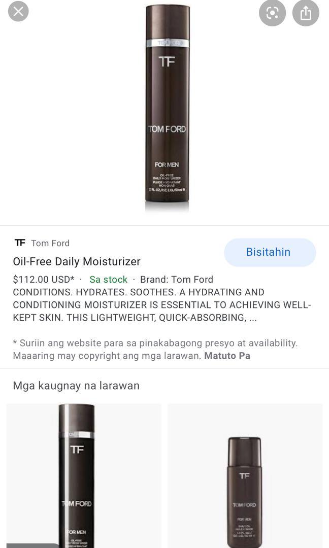 Tom Ford Moisturizer for Men, Beauty & Personal Care, Fragrance &  Deodorants on Carousell