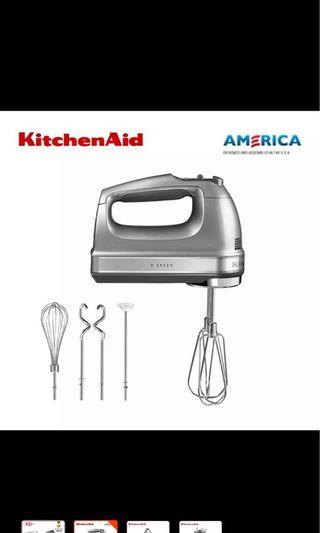 KitchenAid 9speed hand mixer