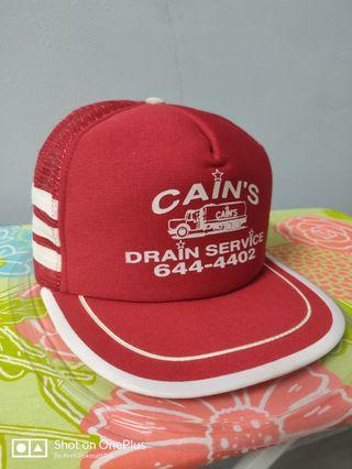 Vintage hat cain 3line 80s usa