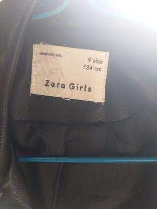 Zara leather jacket for girls