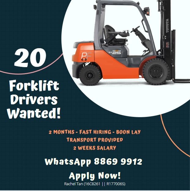 20 X Forklift Driver West 2 Mth Fast Hire Rrrt Jobs Warehouse Logistics On Carousell