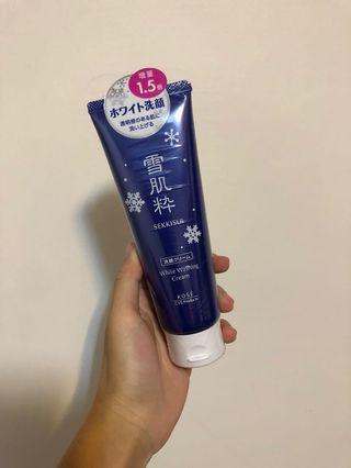 雪肌粹洗面乳加大版 #月底五折