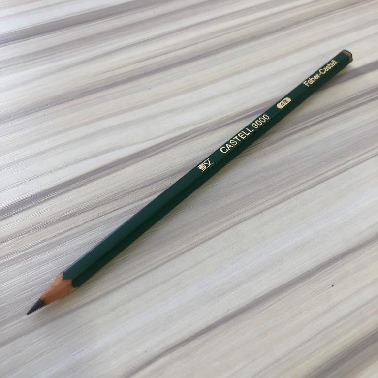Set Of 5 Sketching Pencils Faber Castell Staedtler Assorted