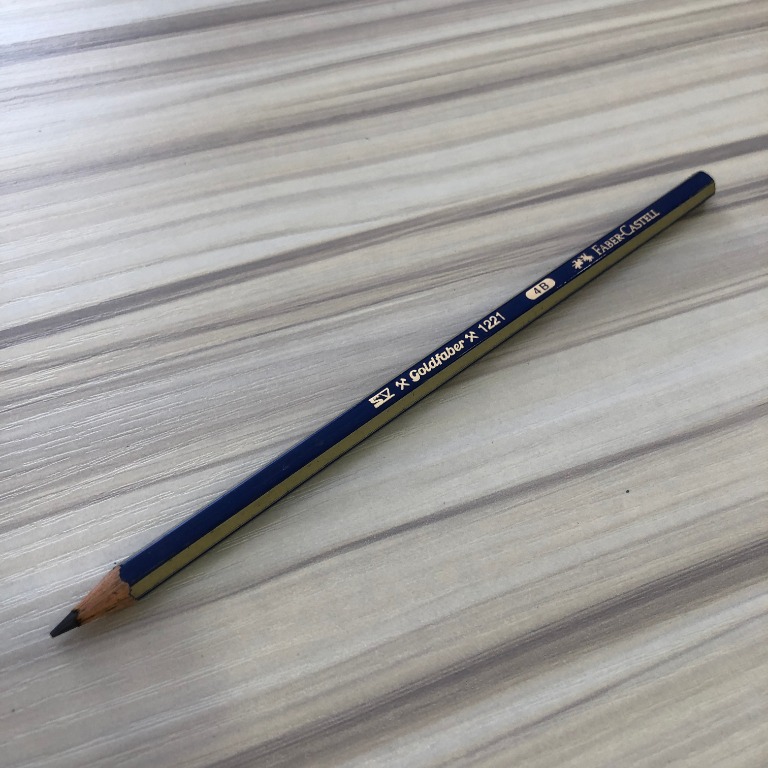 Set Of 5 Sketching Pencils Faber Castell Staedtler Assorted