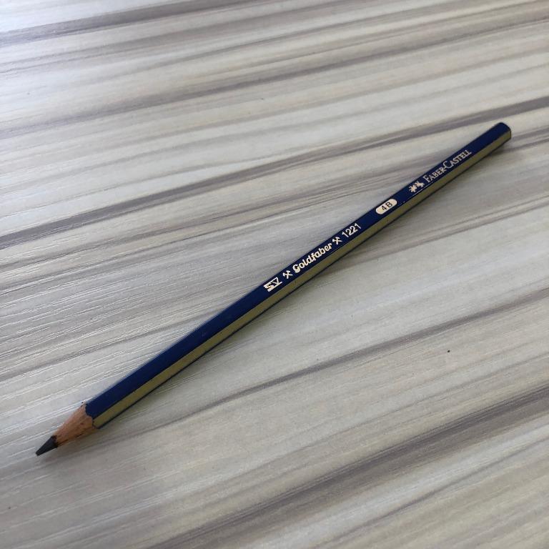 Set Of 5 Sketching Pencils Faber Castell Staedtler Assorted