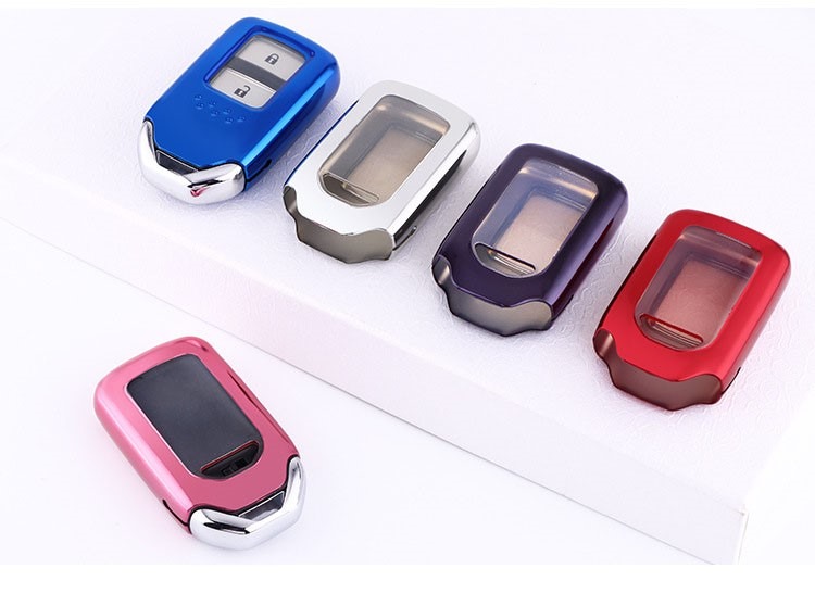 Acura Honda Premium Car Remote Key Cover Car Remote Key Case Fob Cover Bag Holder Honda Accord Civic Tpu Full Protect Key Shell Cover Keys Case City Hrv Brv Jazz Crv Accord