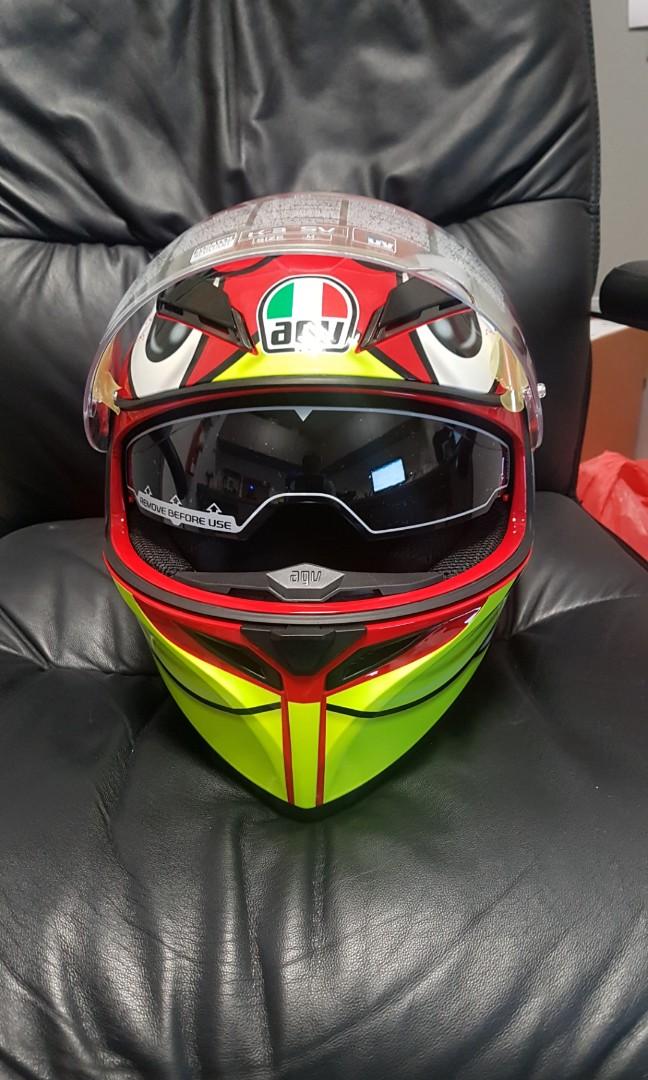 Agv k3 sv birdy, Motorcycles, Motorcycle Apparel on Carousell