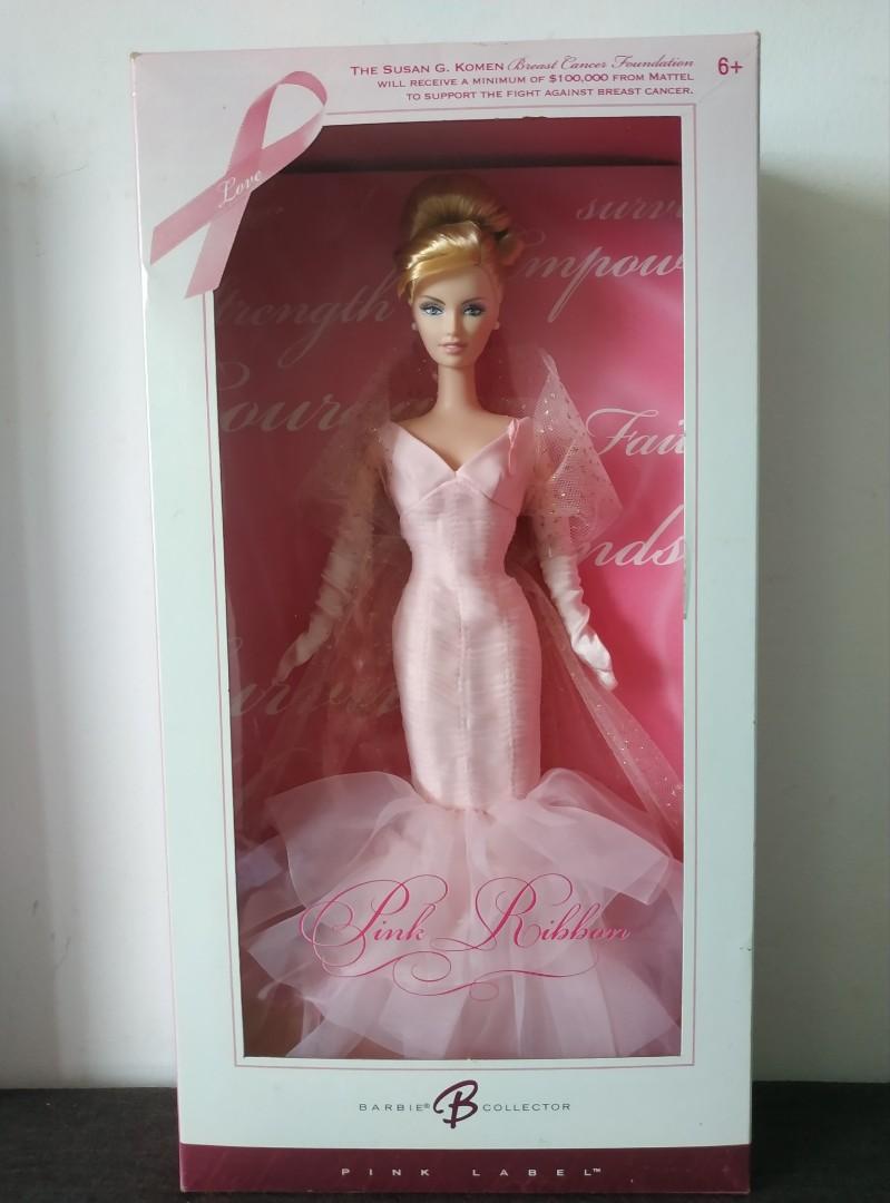 Barbie pink ribbon hotsell