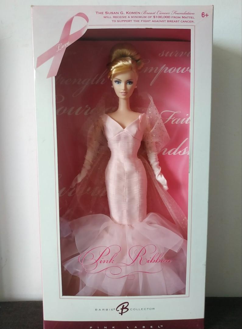 Pink discount ribbon barbie