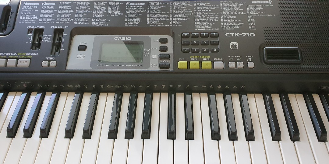 casio CTK-710 keyboard with stand, Hobbies & Toys, Music Media, Musical on Carousell