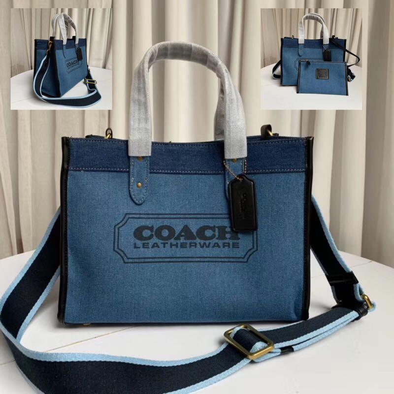 Coach, Bags, Coach Denim Shoulder Bag