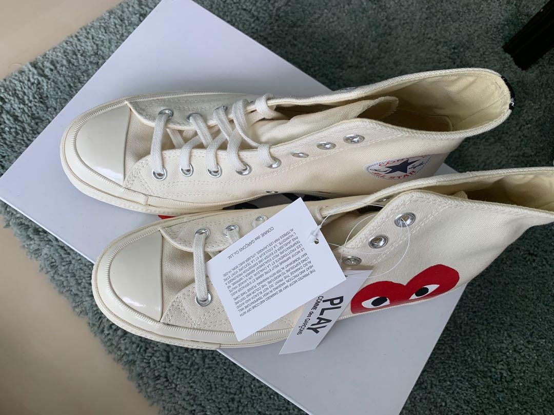 Cdg converse high cream cheap
