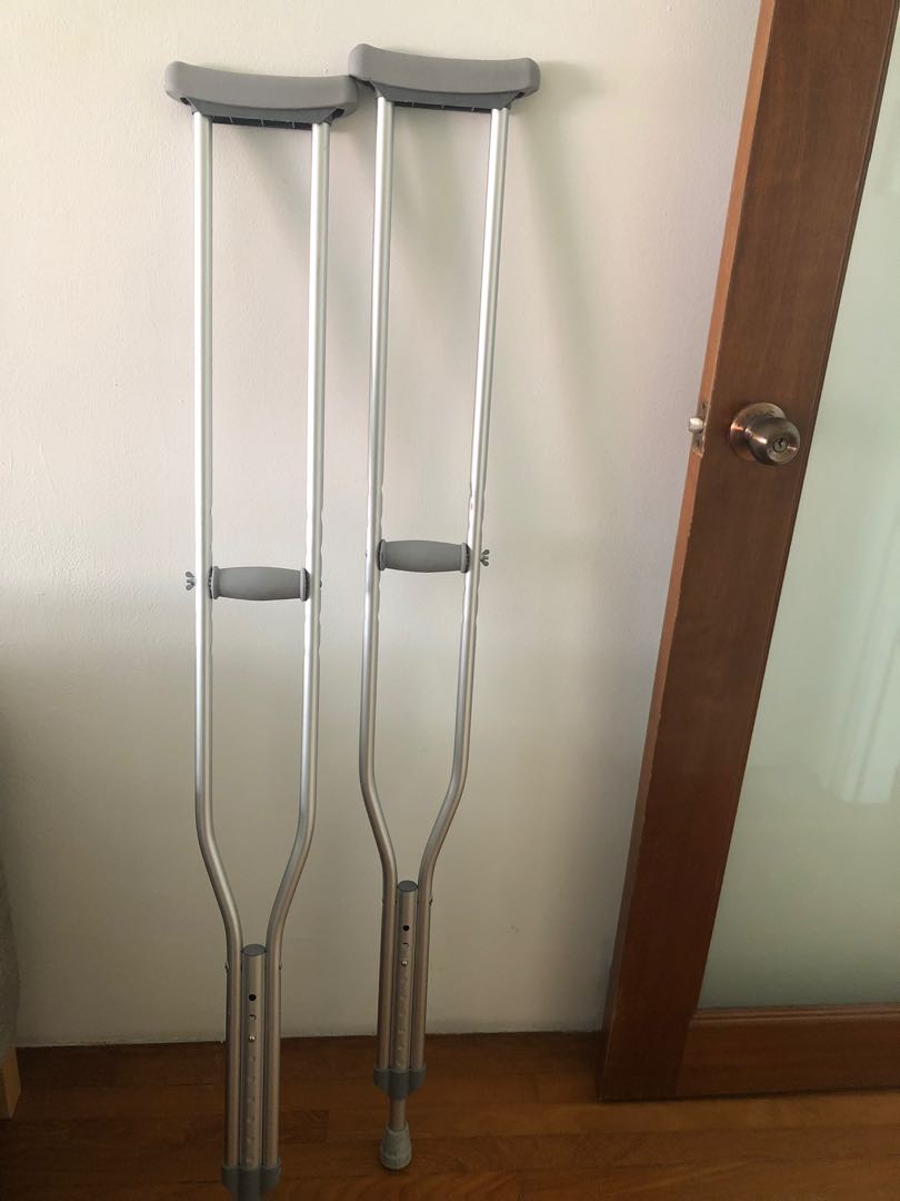 Crutches (free), Beauty & Personal Care, Foot Care on Carousell