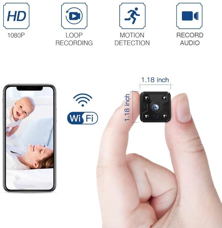 D726 Fredi Hidden Spy Camera 1080p Hd Mini Wireless Wifi Small
