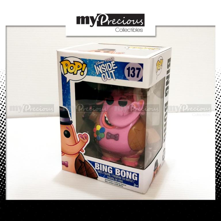 Funko Pop Disney Pixar Inside Out 137 Bing Bong, Hobbies & Toys,  Collectibles & Memorabilia, Fan Merchandise On Carousell