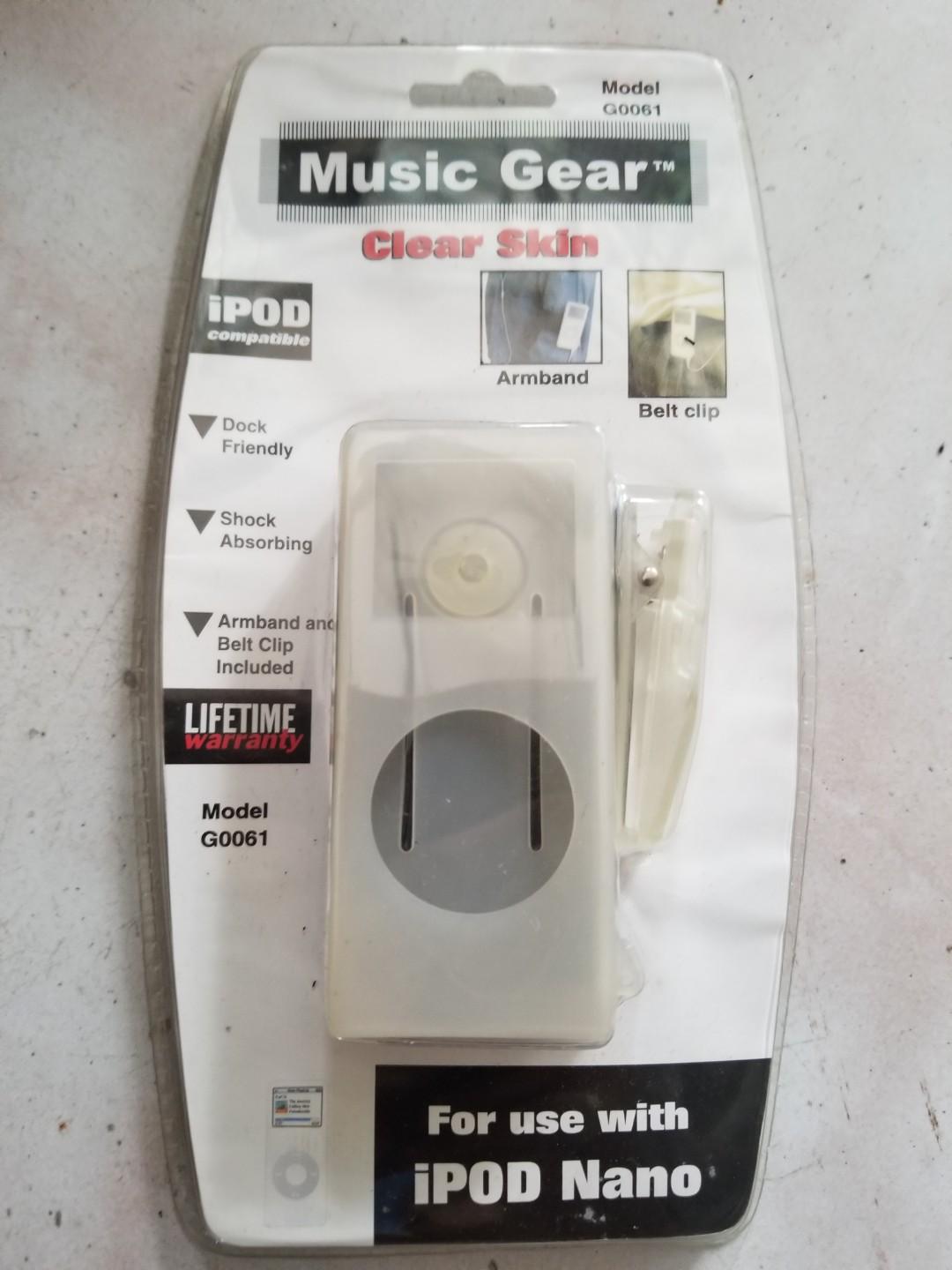 Ipod nano clear sikicon cover (Category: Cases & Sleeves) located in Dasmarinas. Submitted by d.lelis (Listing ID 285237473, Image 3). Description: Ipod nano clear cover arm band and belt clip included dock driendly shock absorbing.