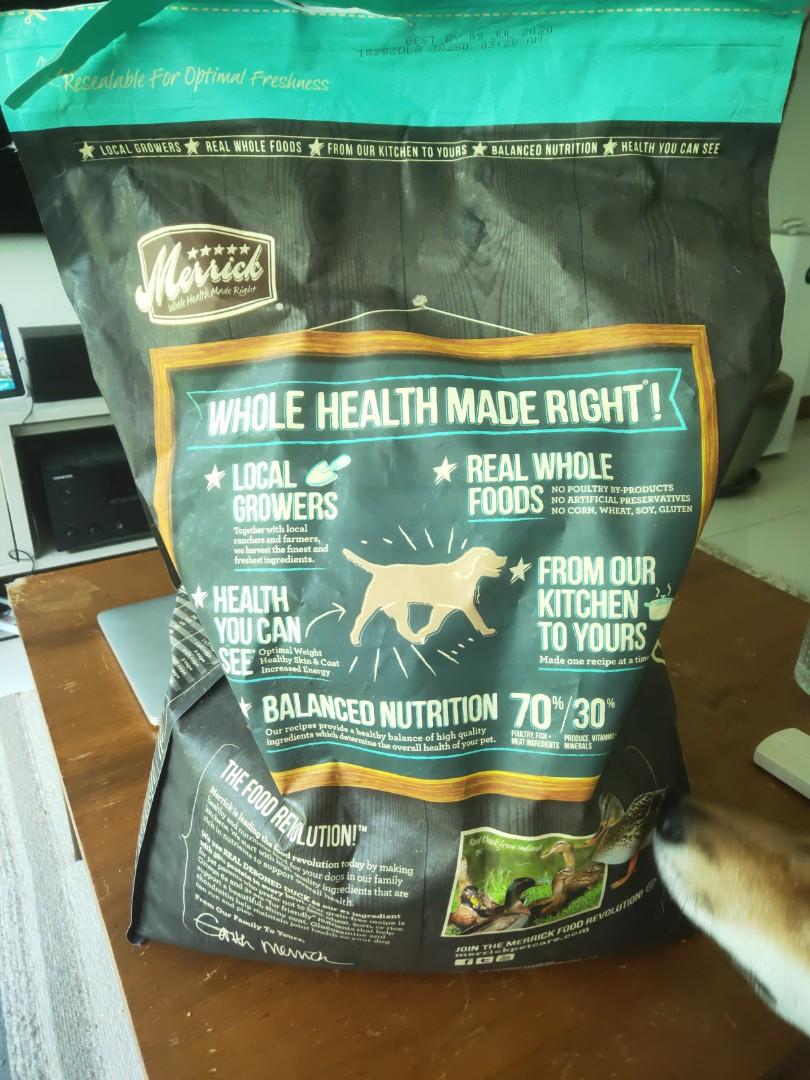 Merrick duck and sales sweet potato dog food