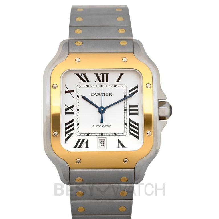 NEW Cartier Santos de Cartier 39.8 mm Automatic Silver Dial