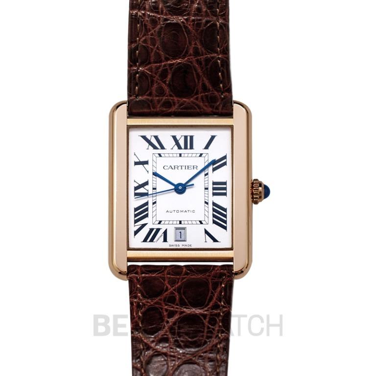 Mens gold cartier tank watch deals