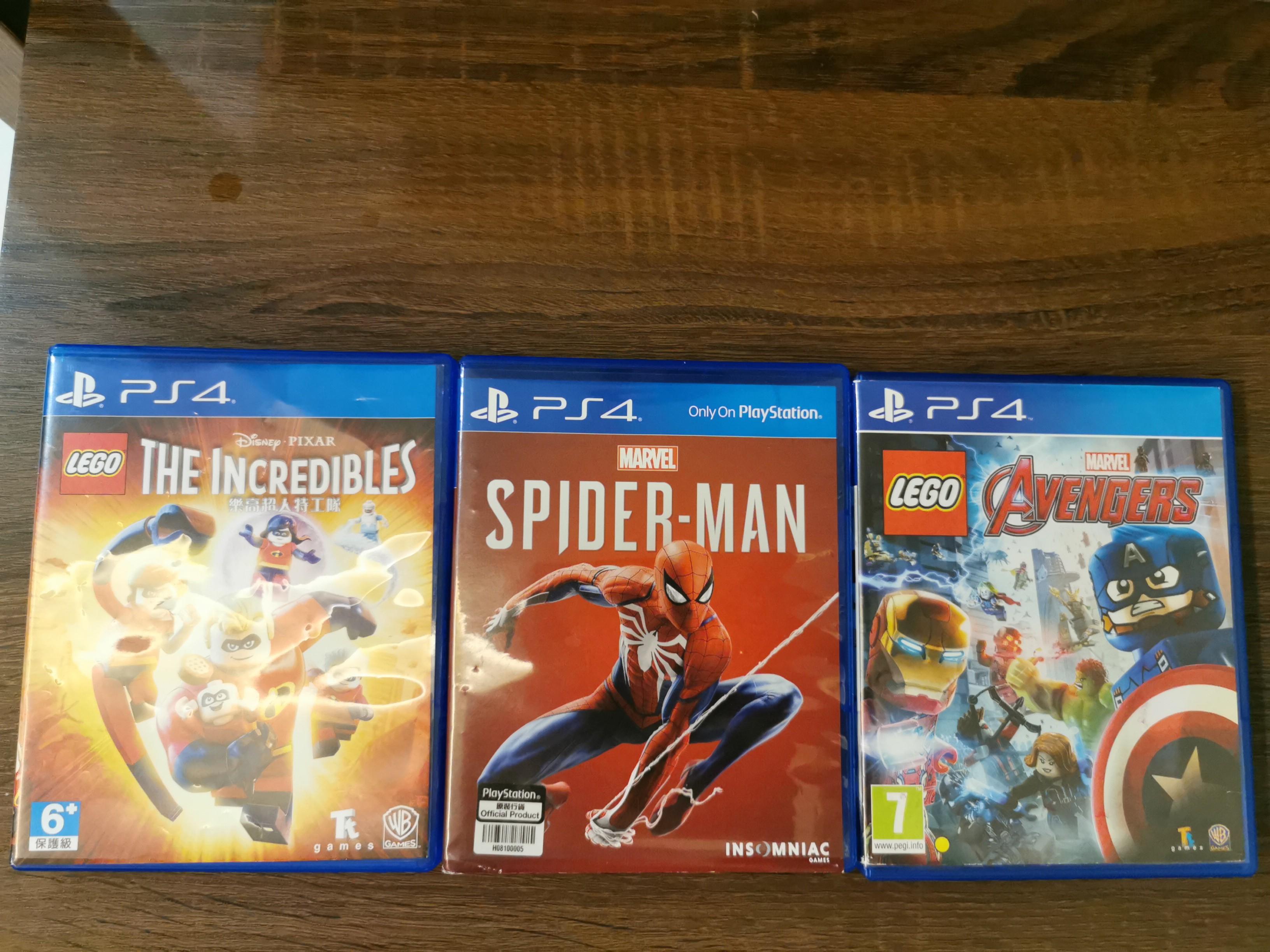Spiderman lego ps4 clearance game