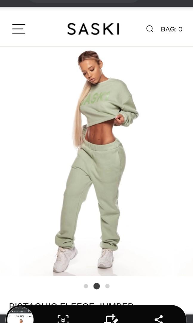 Saski pistachio lounge tracksuit