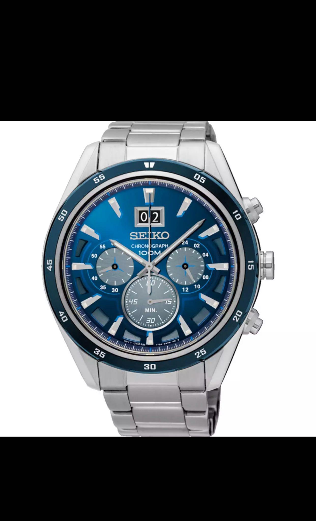 seiko criteria quartz chronograph