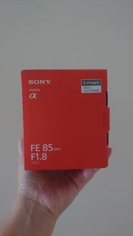 SONY SEL85F18 FE 85mm F1.8 二手full frame 鏡頭, 攝影器材, 鏡頭及 
