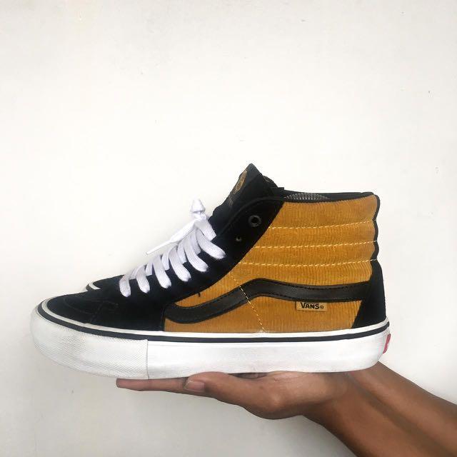 vans sk8 hi pro corduroy