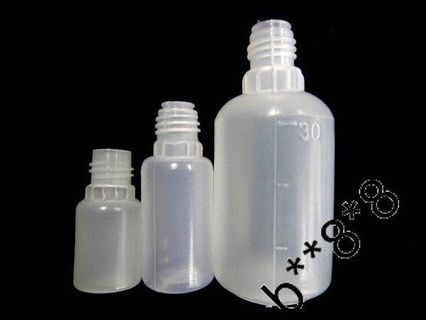 [分裝店] 全新 [滴瓶白色保險蓋] 5 ml 10ml。 透明塞 分裝 分裝 膠樽64189837839874110
