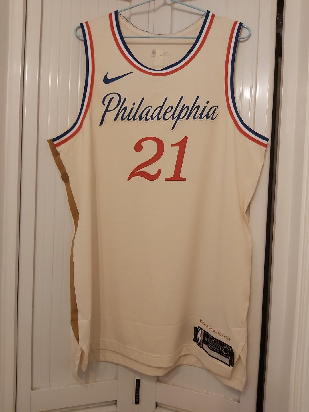 joel embiid authentic jersey