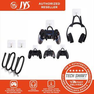 JYS Adjustable Wall Hanger for Xbox One PS4 Nintendo Switch Pro Controllers Headphones (2-Pack)