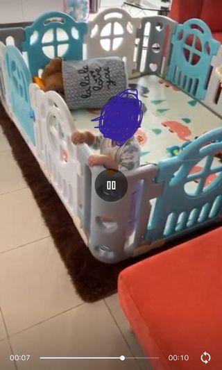 Playpen. 1.8Mtr X 2.0 Mtr with Mat