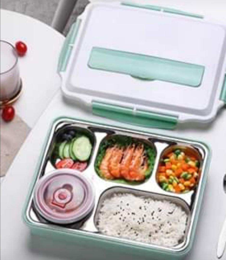 5 Compartments Lunch Box, Furniture & Home Living, Kitchenware