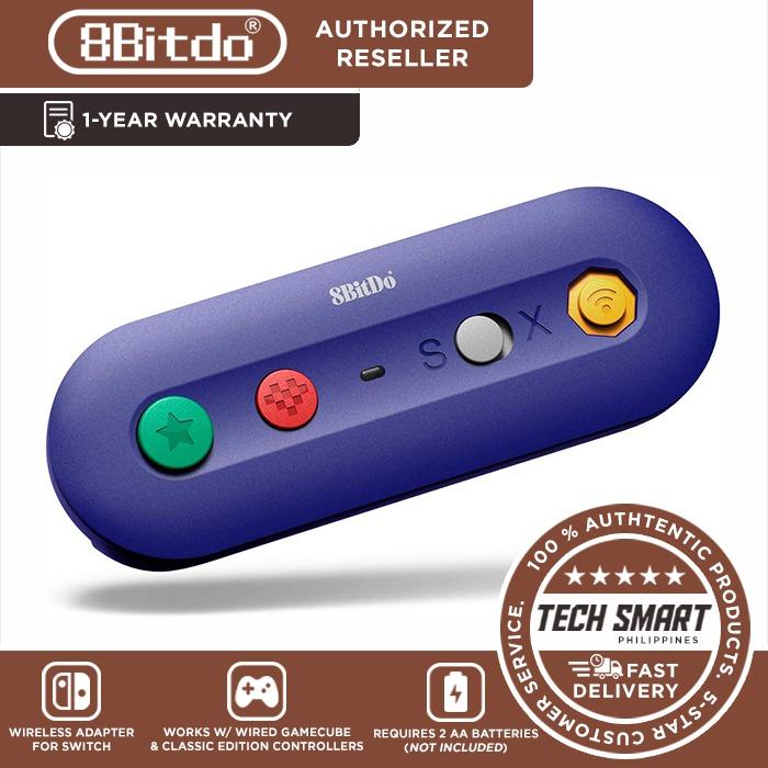 8Bitdo Gbros. Wireless Adapter for Nintendo Switch (Category: Controllers) located in Manila. Submitted by techsmartph (Listing ID 229951791, Image 1). Description: • Play your Switch with your original wired controllers like Gamecube, NES, SNES, SFC Classic Edition and Wii Classic. • GBros. connects your original wired Gamecube controller to your Switch just like a Wiimote. It even has built in home and screenshot buttons. • GBros. has a built i
