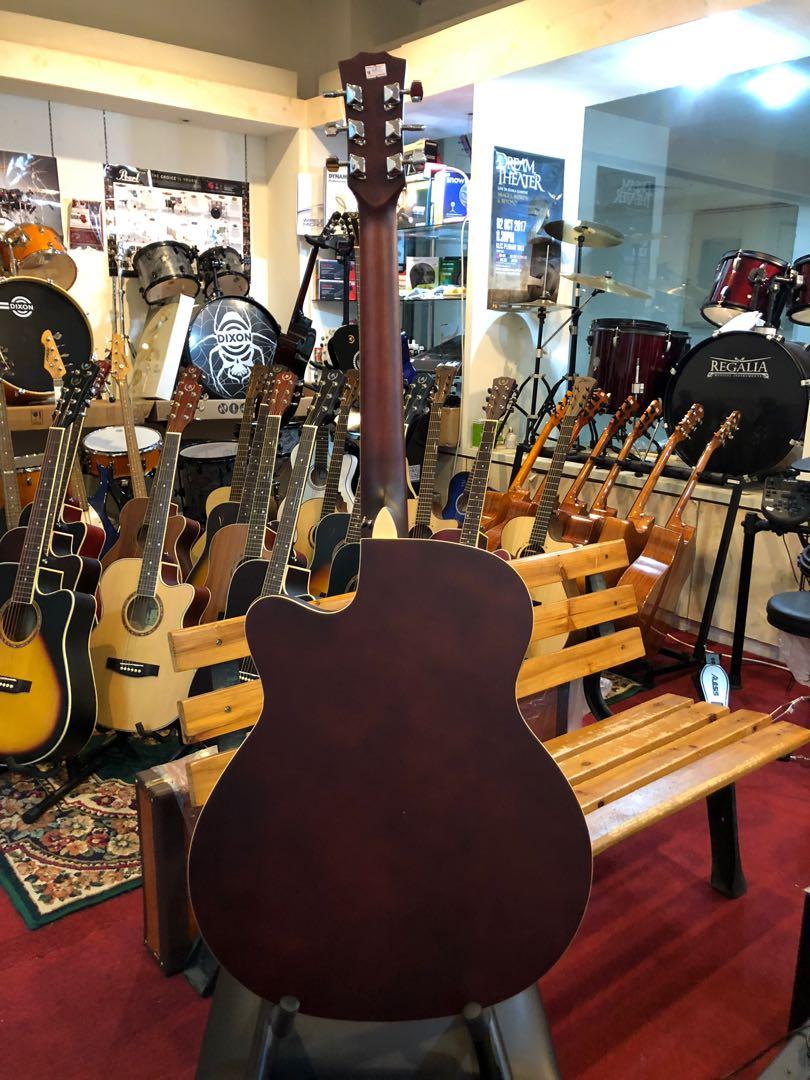 A&K Acoustic Guitar AK220 CE (CS), Hobbies & Toys, Music & Media