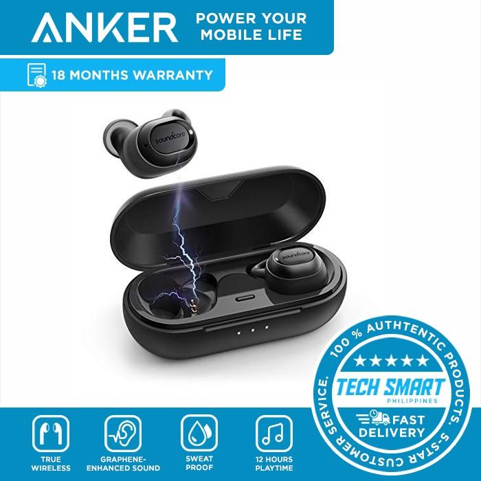 Anker Soundcore Liberty Lite Bluetooth Earphones True Wireless Earbuds (Category: Earphones) located in Manila. Submitted by techsmartph (Listing ID 238526821, Image 1). Description: 【Breathtaking Sound】Exceptional clarity delivered via Graphene drivers with deep, resonant bass. 【Smaller & Lighter】Incredible comfort and seamless sound that sits effortlessly in your ears. 【12-Hour Playtime】Get 3.5 hours’ playtime from a single charge and 9 extra h
