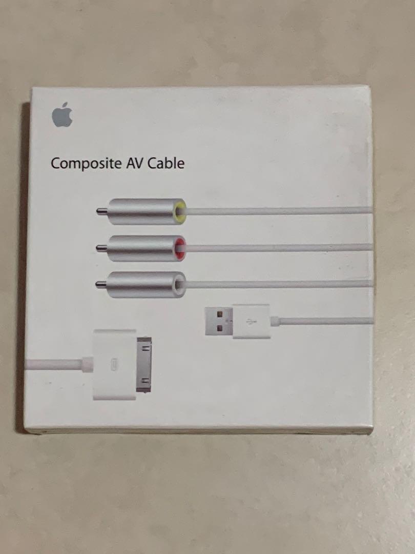 Apple Composite AV cable, Computers & Tech, Parts & Accessories, Cables