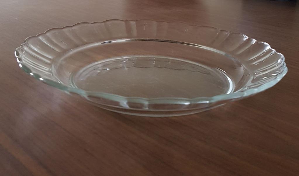 Arcoroc Clear Glass Dinner Plates Serving Bowls Furniture Home Living Kitchenware Tableware Other Kitchenware Tableware On Carousell