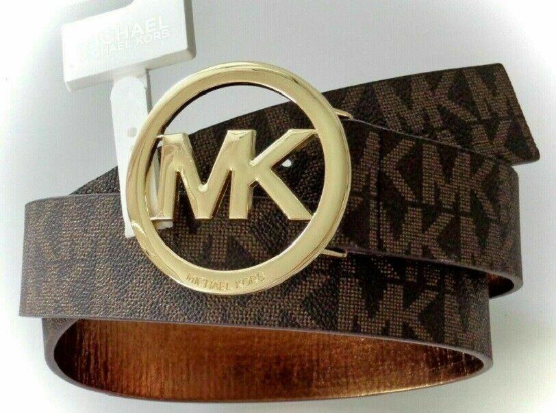 mk belt gold buckle