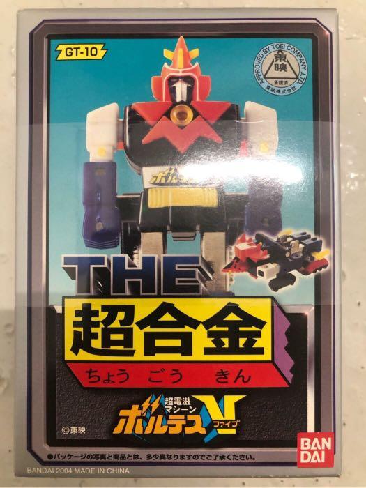 全新日版靚盒直角未開封BANDAI THE超合金GT-10 V型電磁俠,V形電磁俠