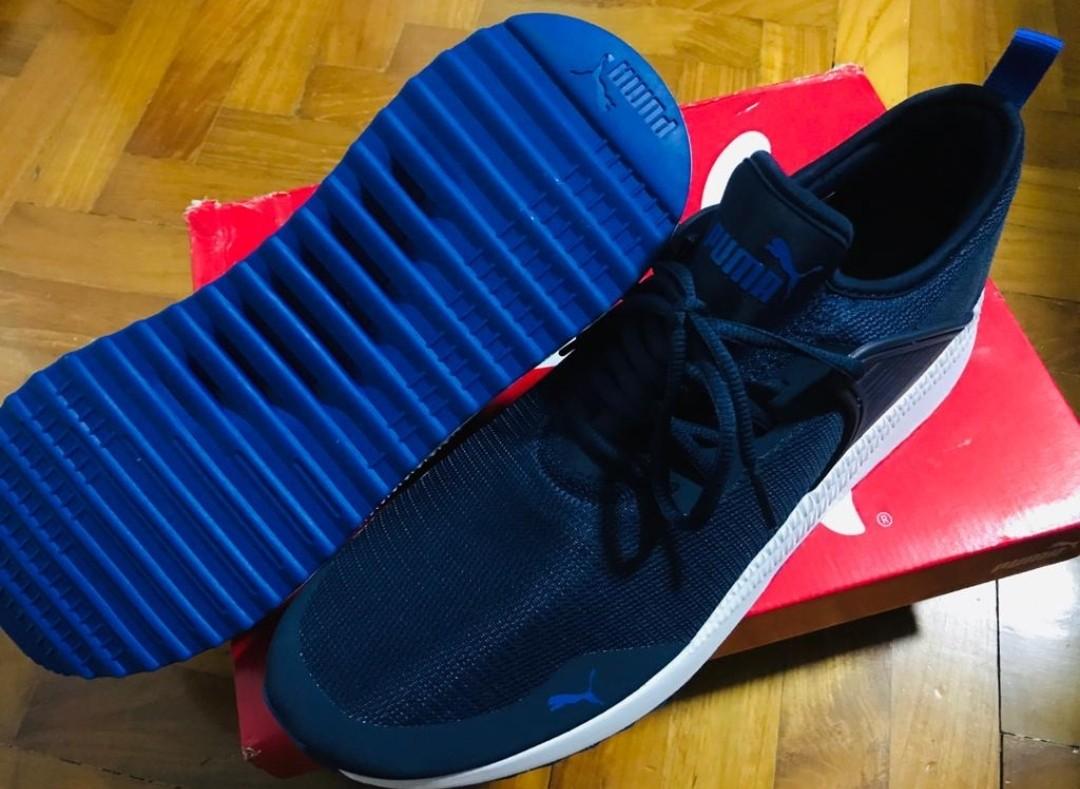 PUMA MEN VELOCITY NITRO 2 -ULTRA BLUE/FIRE ORCHID - The Athlete's Foot