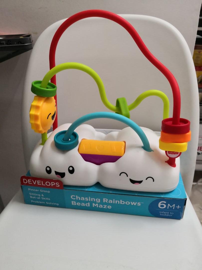 Fisher price chasing rainbows bead maze sales
