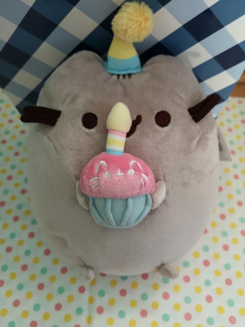 Pusheen the Cat Birthday Cupcake Medium 10.5-Inch for sale online 