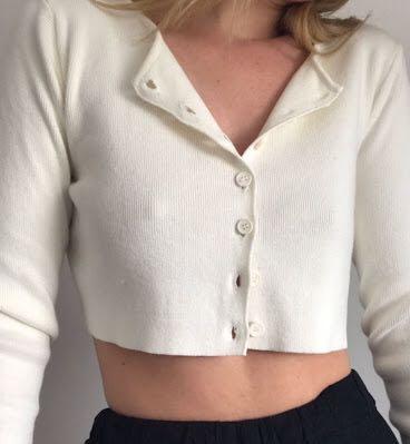 Brandy Melville Inspired Cardigan Cropped, Women's Fashion, Tops 