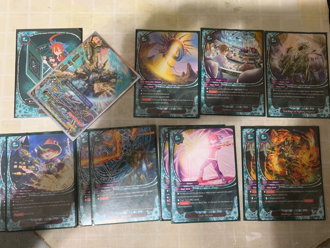 Buddyfight magic world deck, Hobbies & Toys, Toys & Games on Carousell