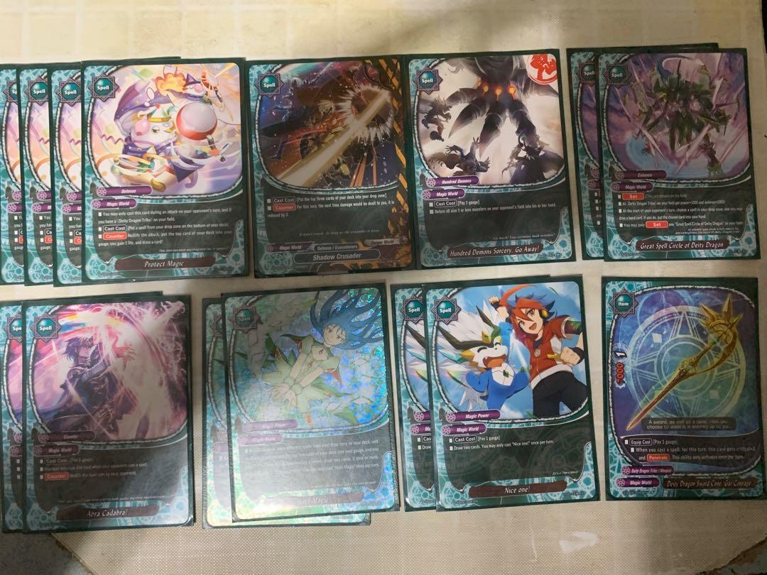 Buddyfight magic world deck, Hobbies & Toys, Toys & Games on Carousell