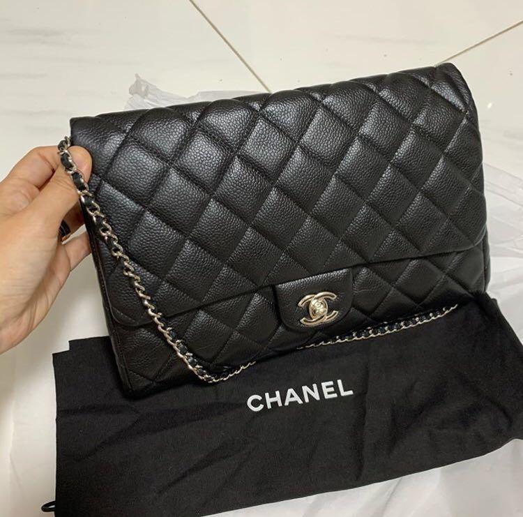 Chanel clutch best sale with chain caviar