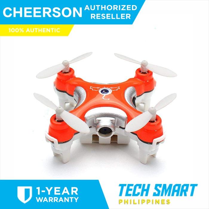 Cheerson CX-10C Mini 6 Axis Nano RC Drone Quadcopter Camera (Category: Security Systems & CCTV Cameras) located in Manila. Submitted by techsmartph (Listing ID 194665245, Image 1). Description: -With 0.3MP camera can Video/Photograph -3 flight speed mode -Low voltage alarm -With LED light for night flight -Up / down / left / right / side flight / hover / flip / hand launch GUARANTEED ORIGINAL/AUTHENTIC ITEMS AUTHORIZED RESELLER WITH 1-YEAR WARRAN