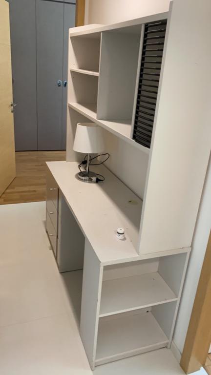 Desk With Storage Free Items On Carousell